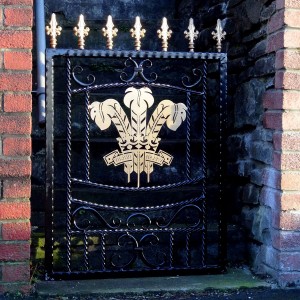Welsh-Rugby-Brass-Plate-Custom-Ironwork-Pontypridd-Wrought-Iron-in-situ-1 900px